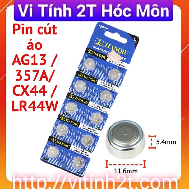 Pin ag13 / lr44w / 357a / cx44