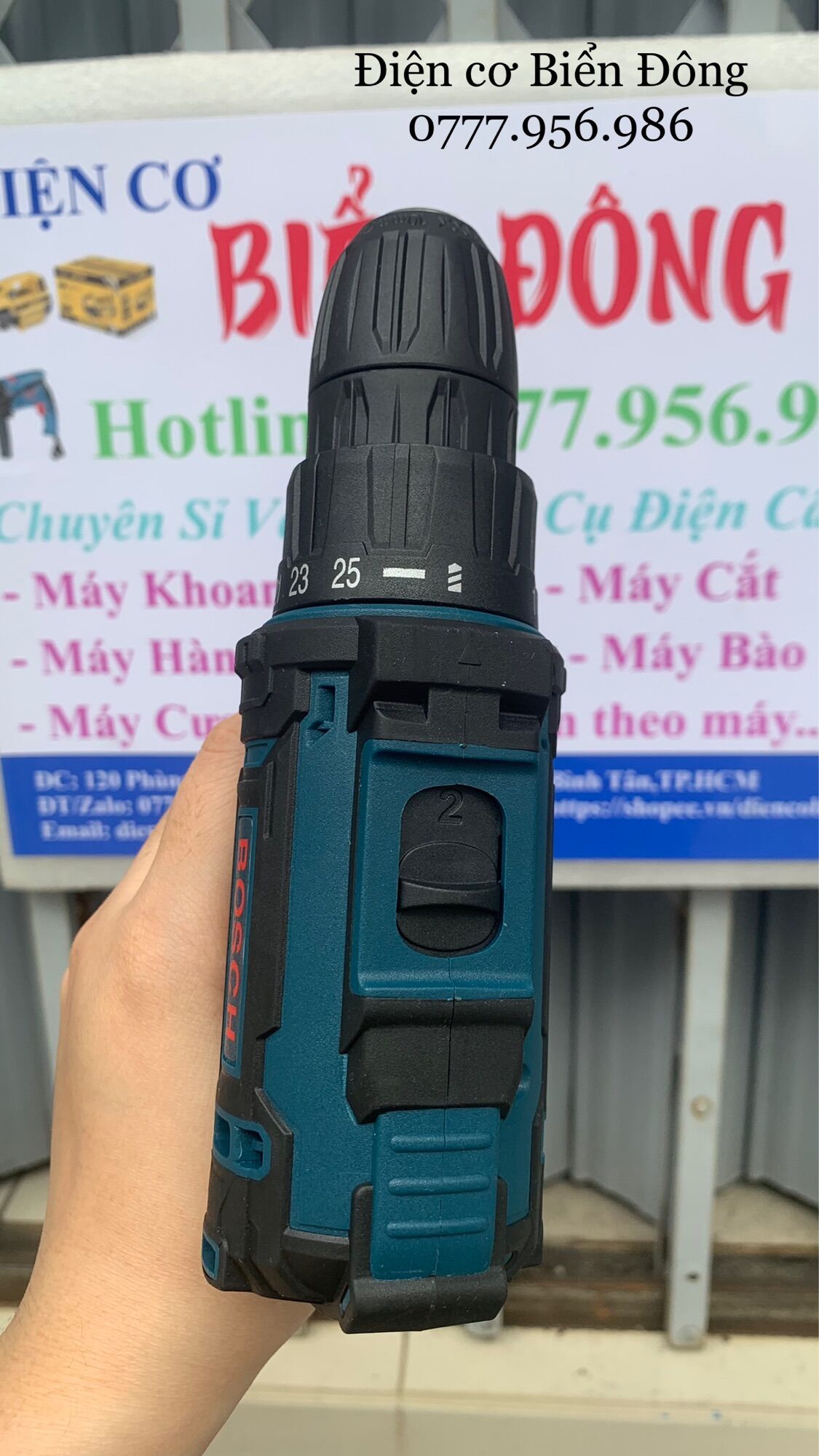 Máy khoan pin cầm tay BOSH 12 MALAYSIA