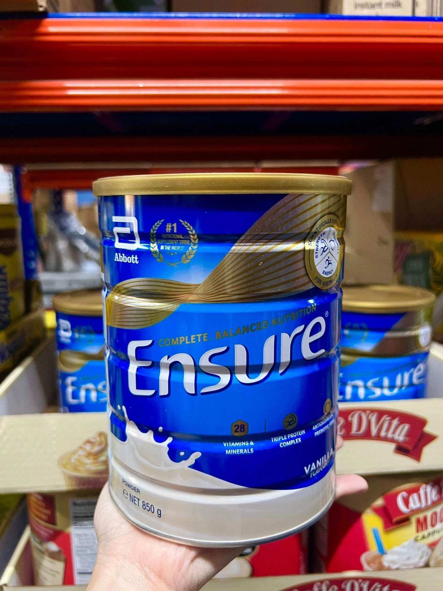 ( mẫu mới ) Sữa bột Ensure 850gr - Úc
