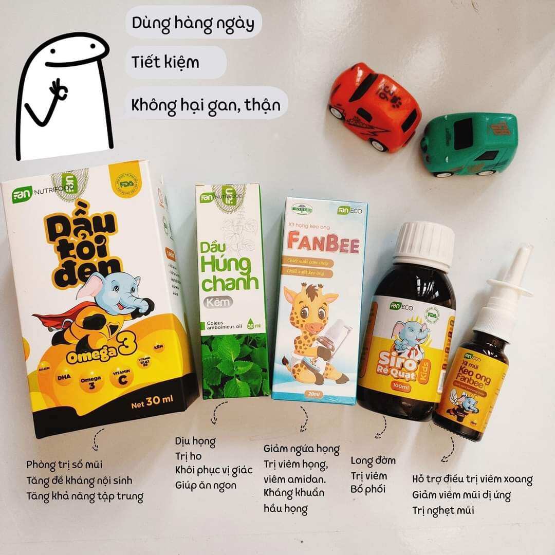Dầu tỏi đen omega3 faneco 30ml