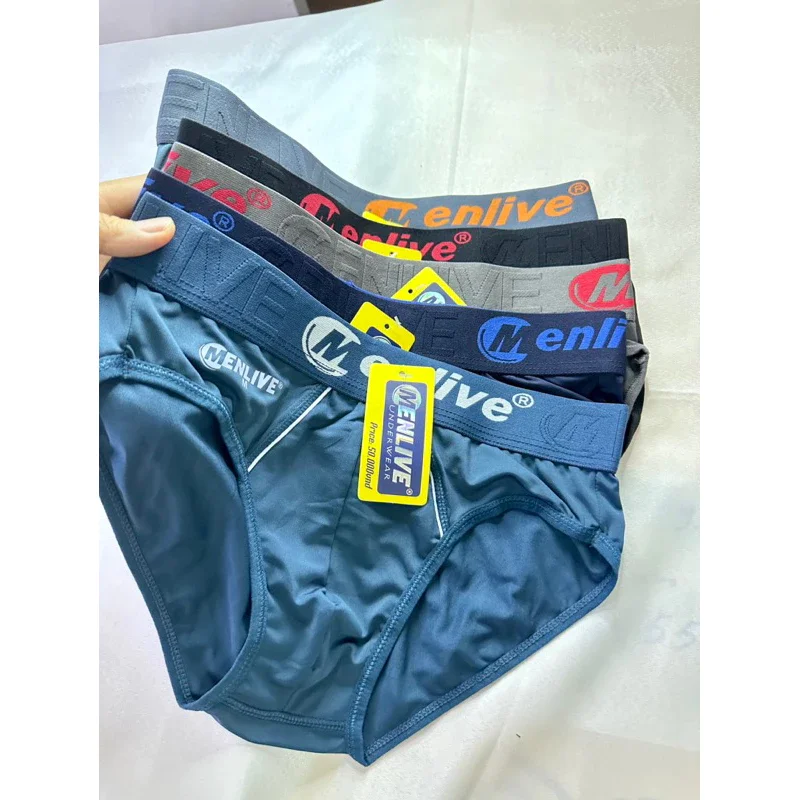 Bộ 3 quần lót nam menlive thun lạnh mát mịn cao cấp thời trang dành cho nam