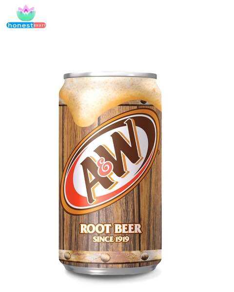 Nước ngọt xá xị A&W Root Beer 354ml x12lon