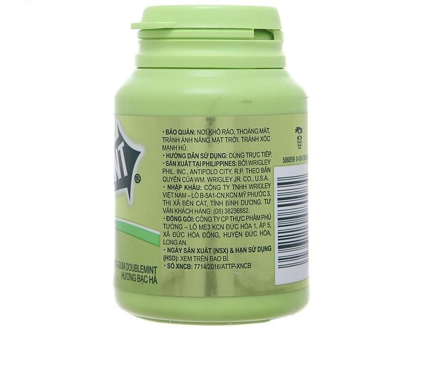Kẹo Singum DOUBLEMINT hương Bạc hà (Hủ 40 viên)