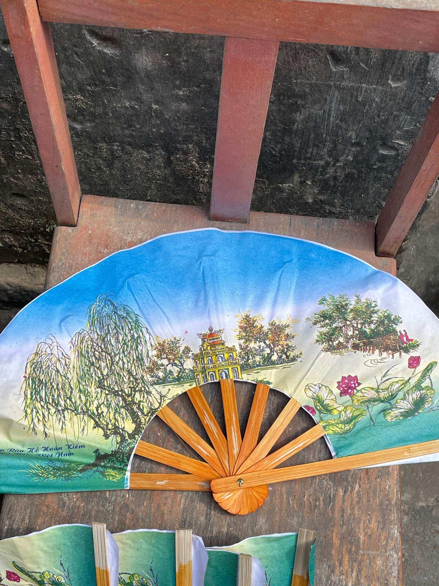 Quạt giấy 10 điều răn của Phật