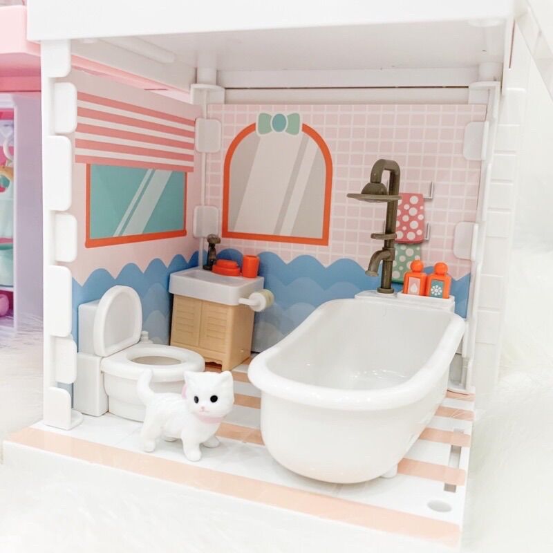 Bộ Đồ Chơi Mô Hình Ngôi Nhà Búp Bê Cho Bé