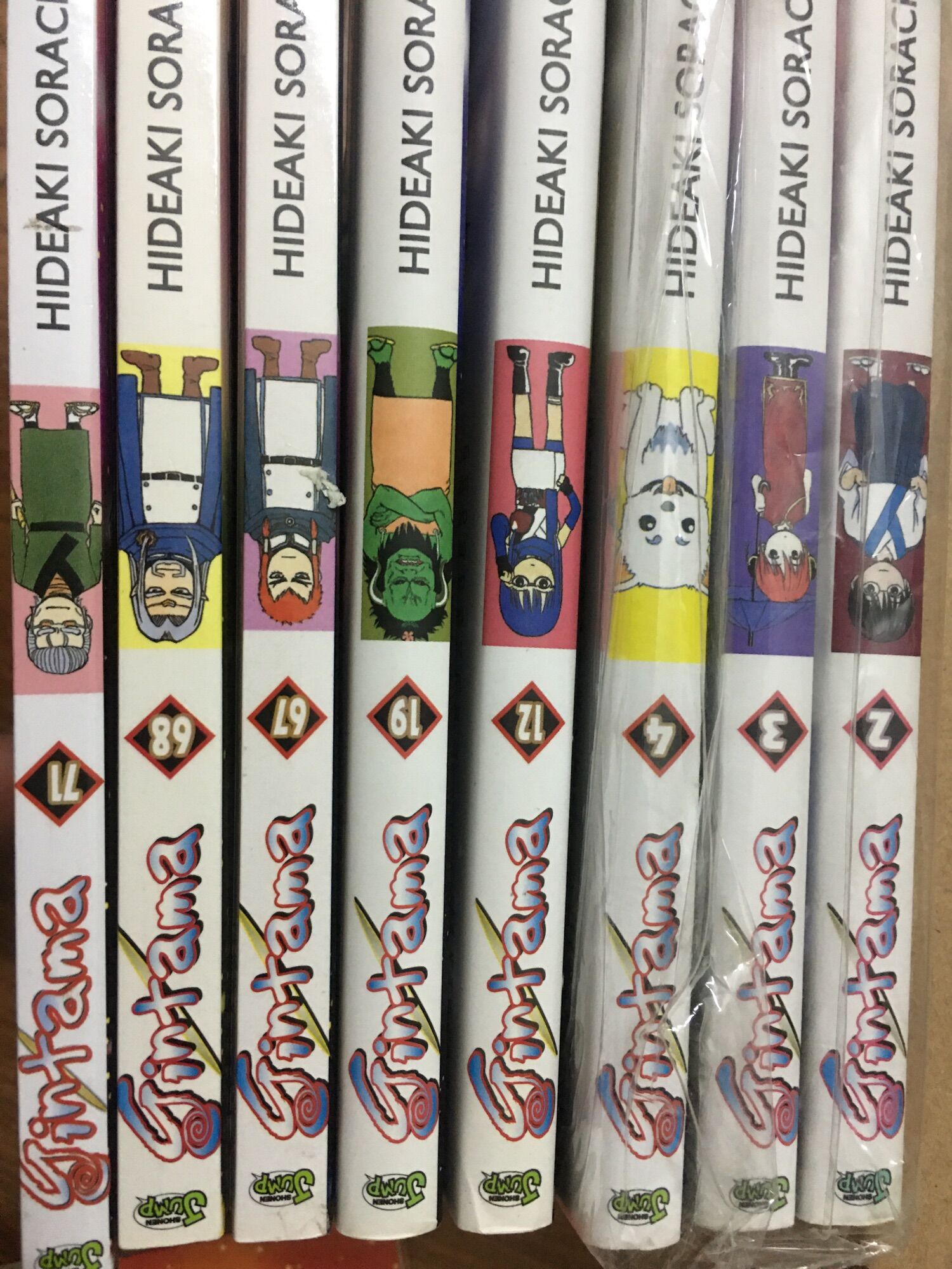 Combo gintama (2,3,4,12,19 bìa rời; 67,69,71 bìa gập)