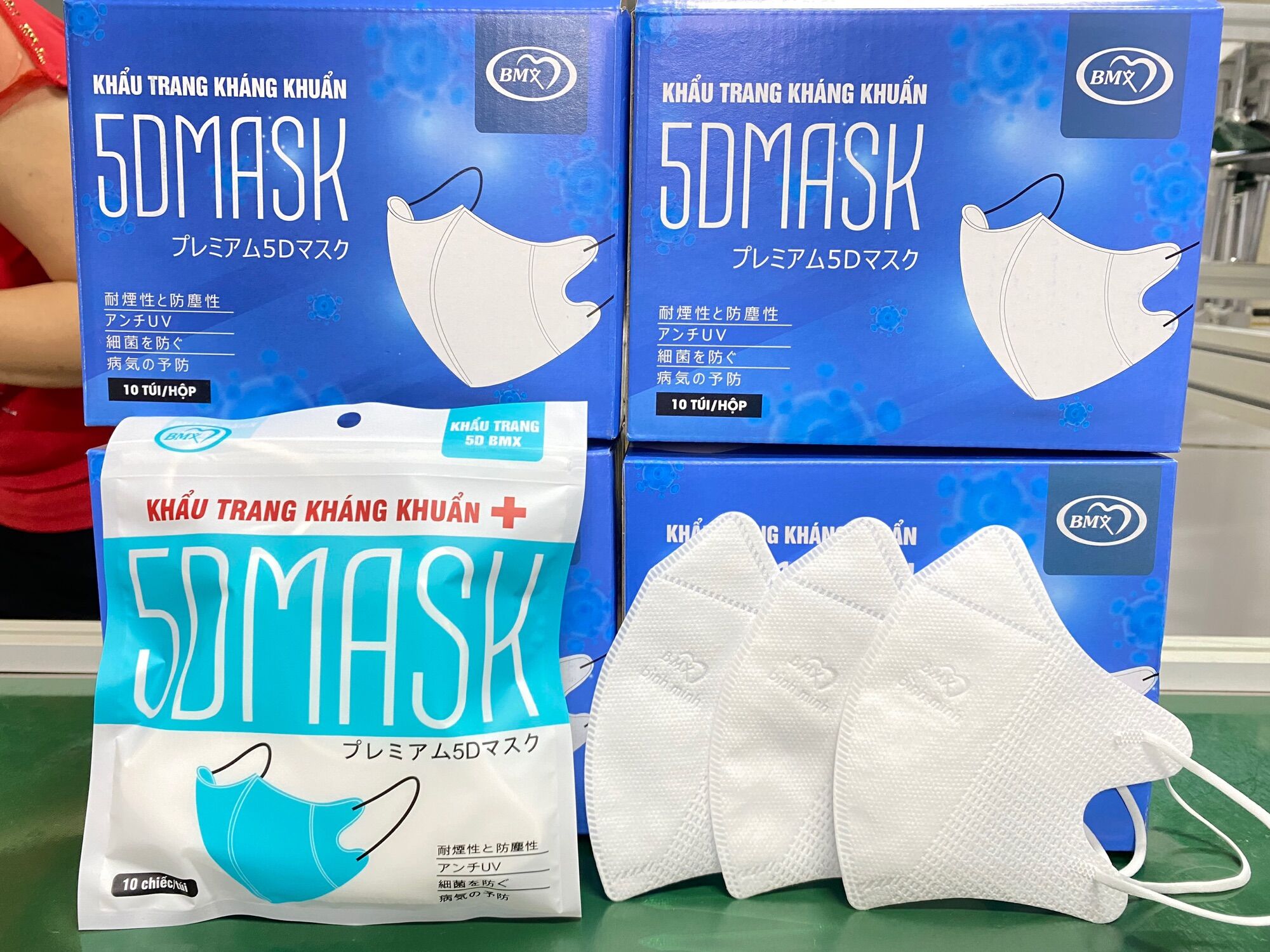 Lẻ 1 gói (gồm 10 cái) khẩu trang 5D Bình Minh