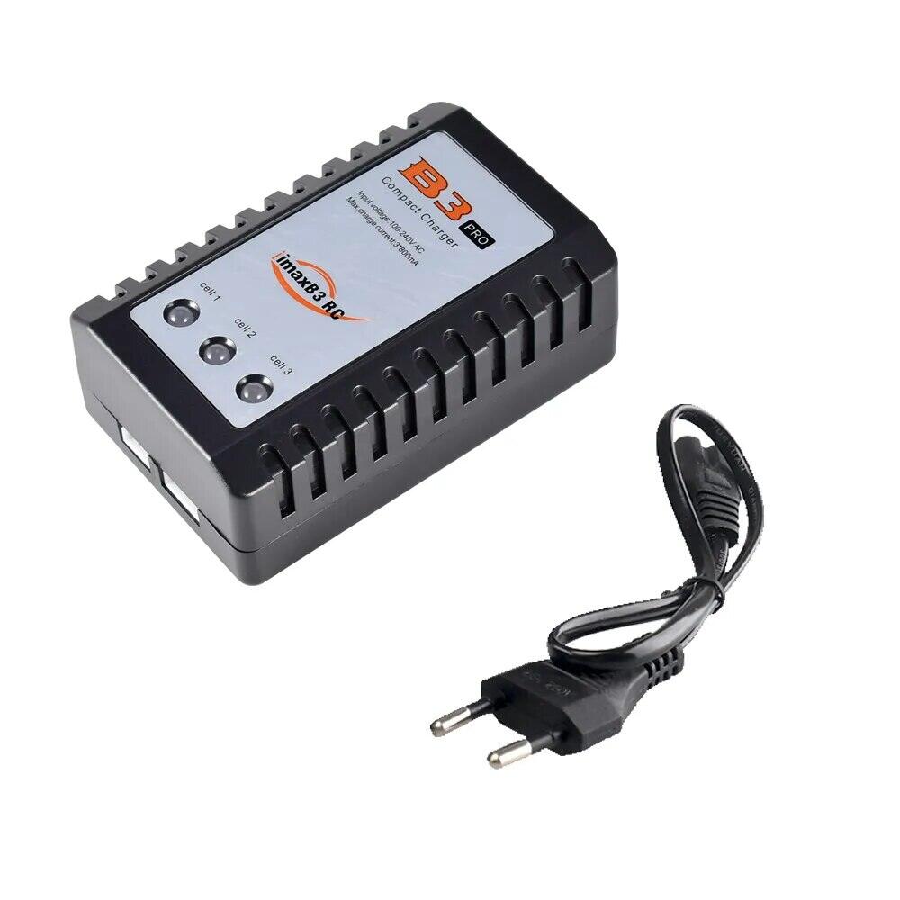 Imax b3 pro 10w intelligent compact charger battery 2s-3s lipo balance lithium rc discharger 7.4v/11.1v eu plug power supply car