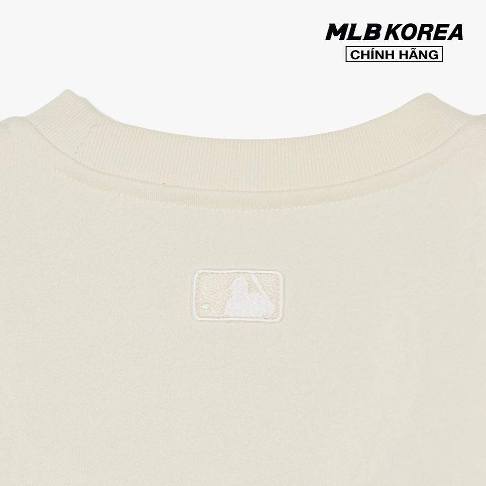 MLB - Áo sweatshirt nữ cổ tròn phom croptop Basic Small Logo 3FMTB1341-43CRD