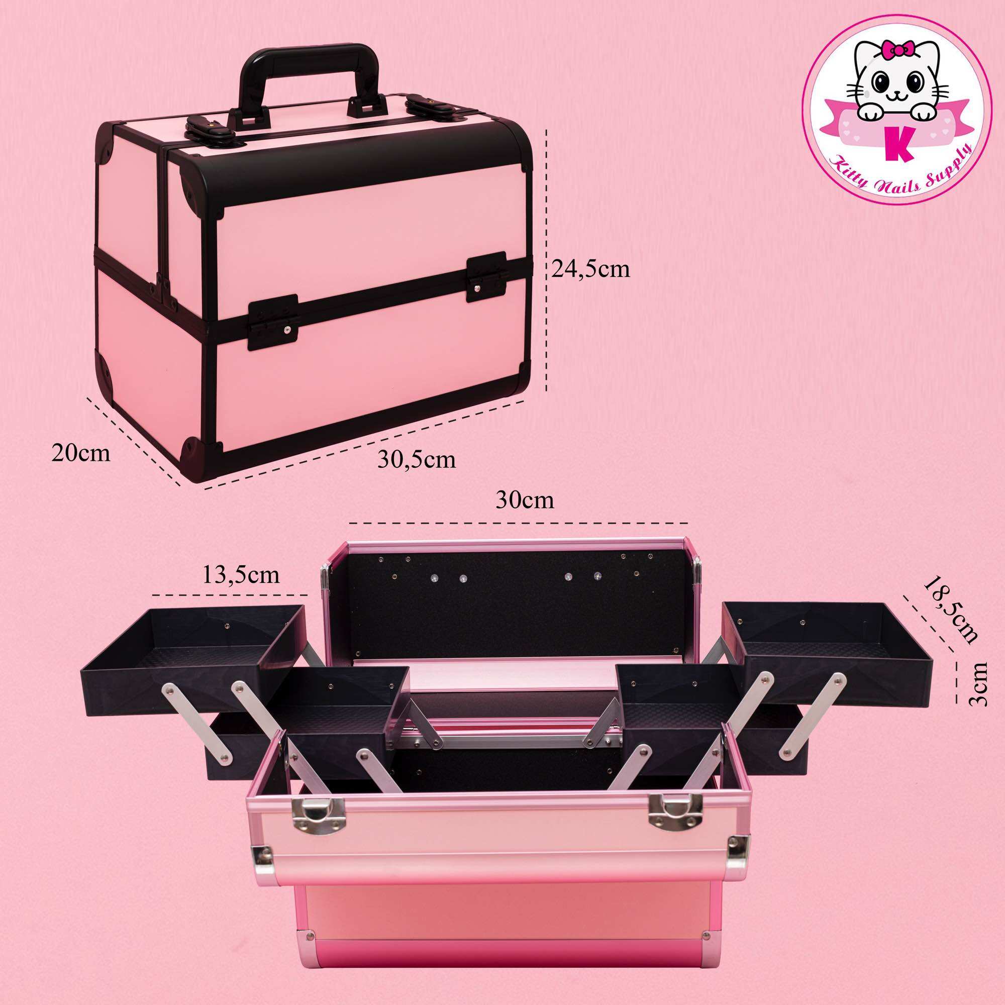 Cốp nhôm đựng dụng cụ nail- mi - phun xăm