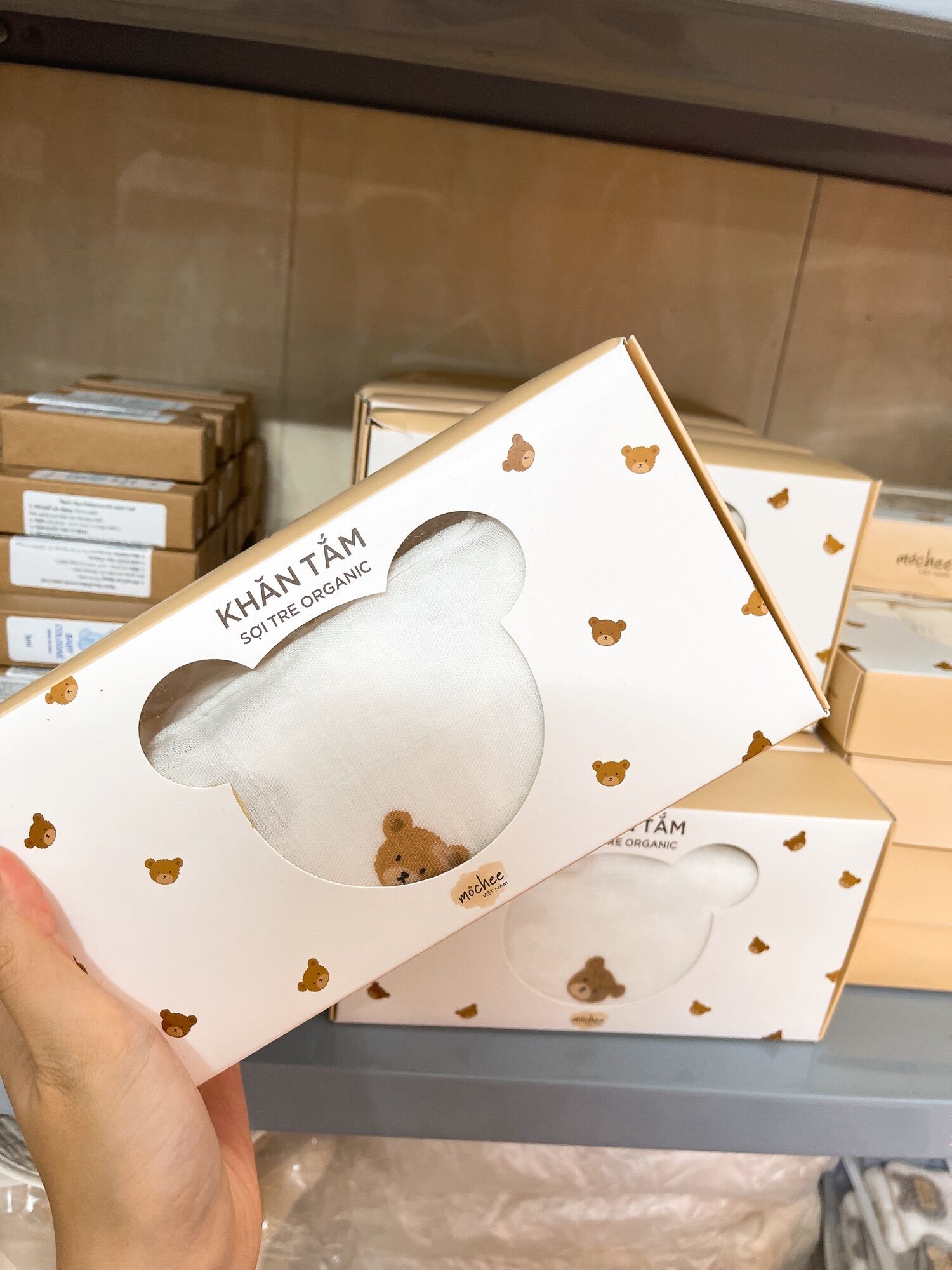 Khăn Tắm sợi tre Organic Mochee mềm mai