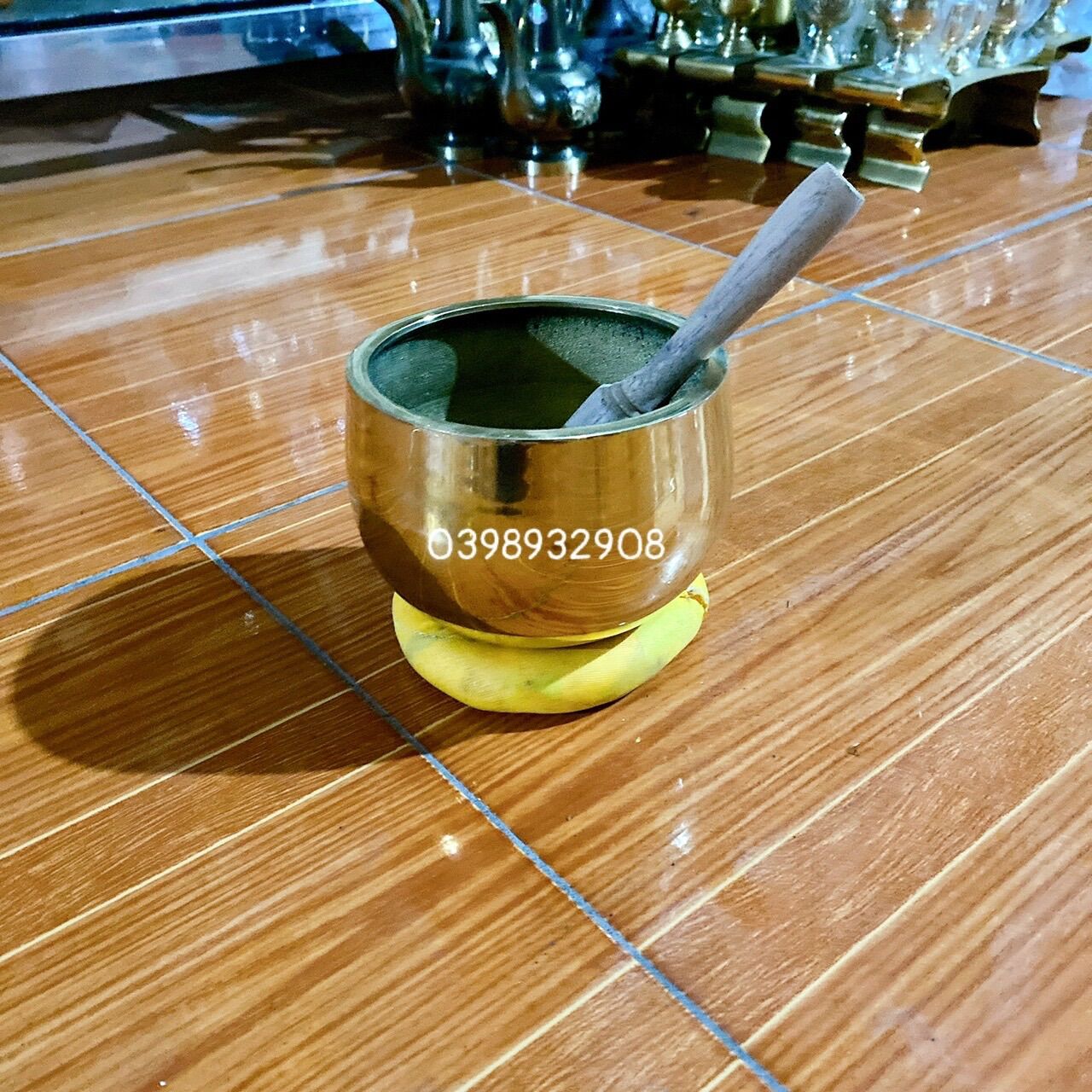 Chuông bát 11 x 9 cm chất liệu bằng đồng