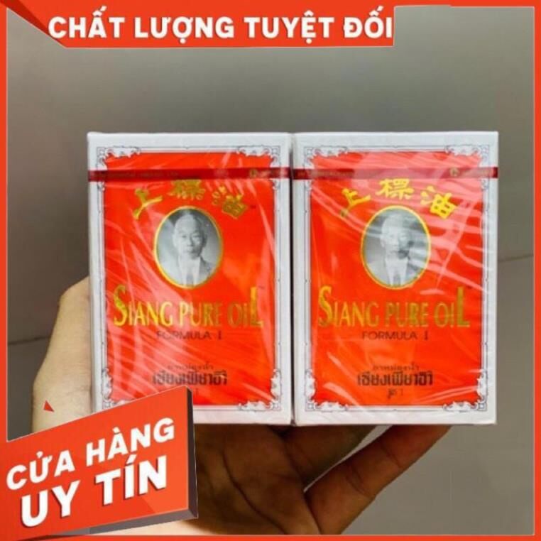 Dầu gió đỏ thái lan siang pure oil f1 hiệu ông già 7cc