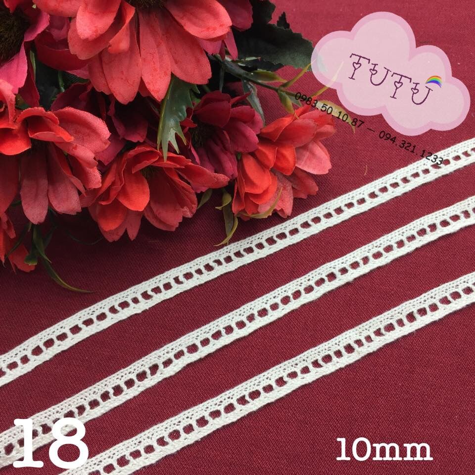 Ren viền cotton 3k/m ( set 5m)