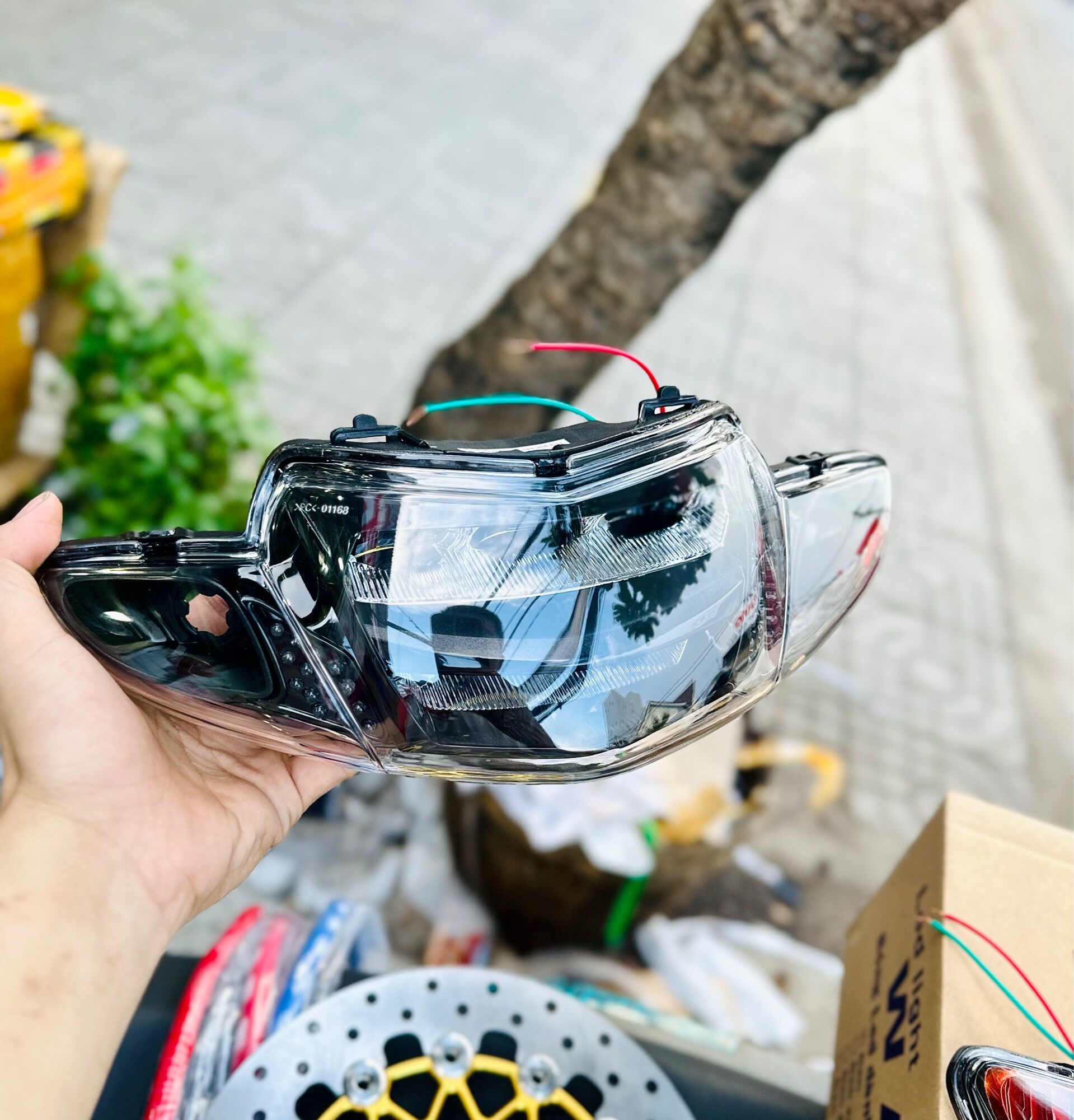 Pha đèn 2 tầng Wave anpha ZX Light Chính Hãng