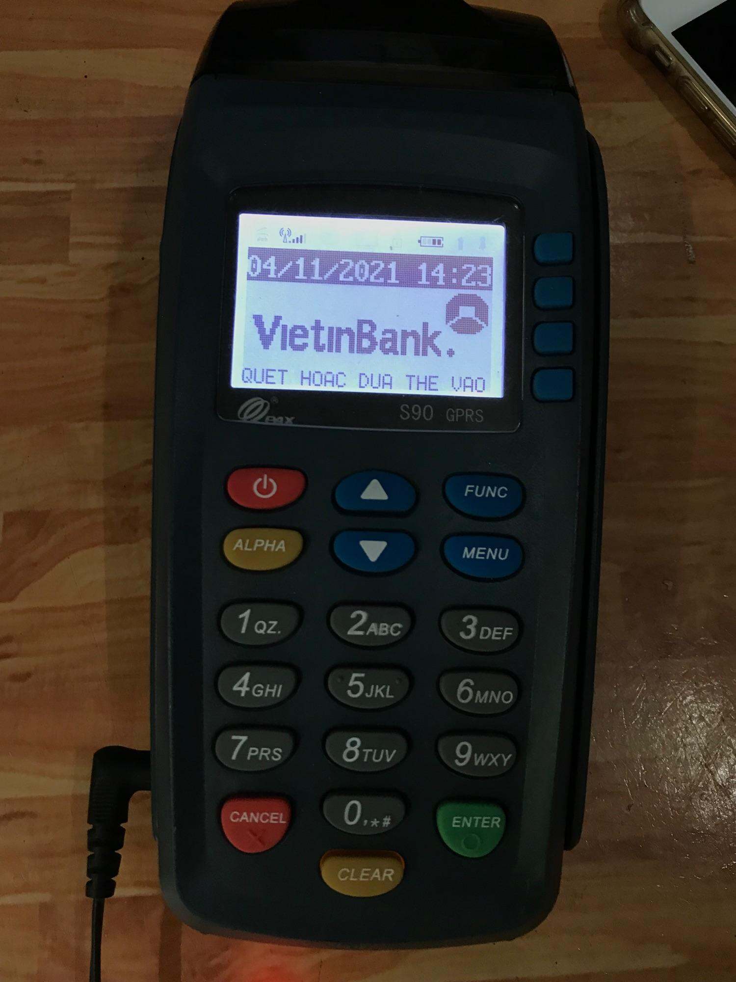 MÁY POS CÀ THẺ S90 THANH LÝ