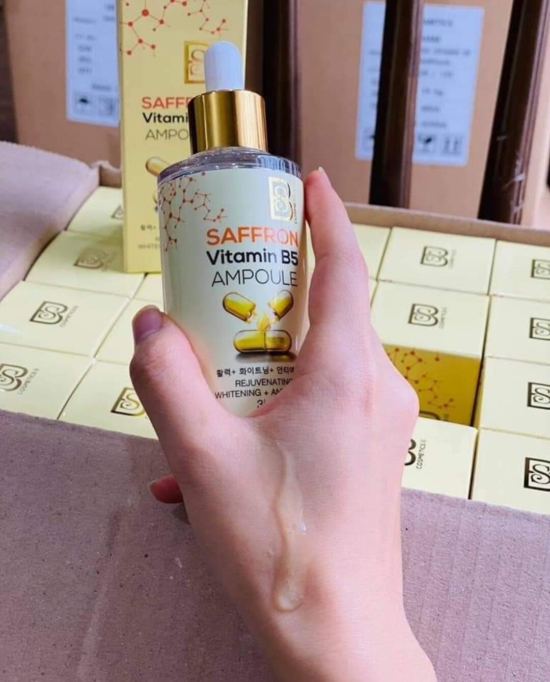 Serum Saffron Vitamin B5 Ampoule