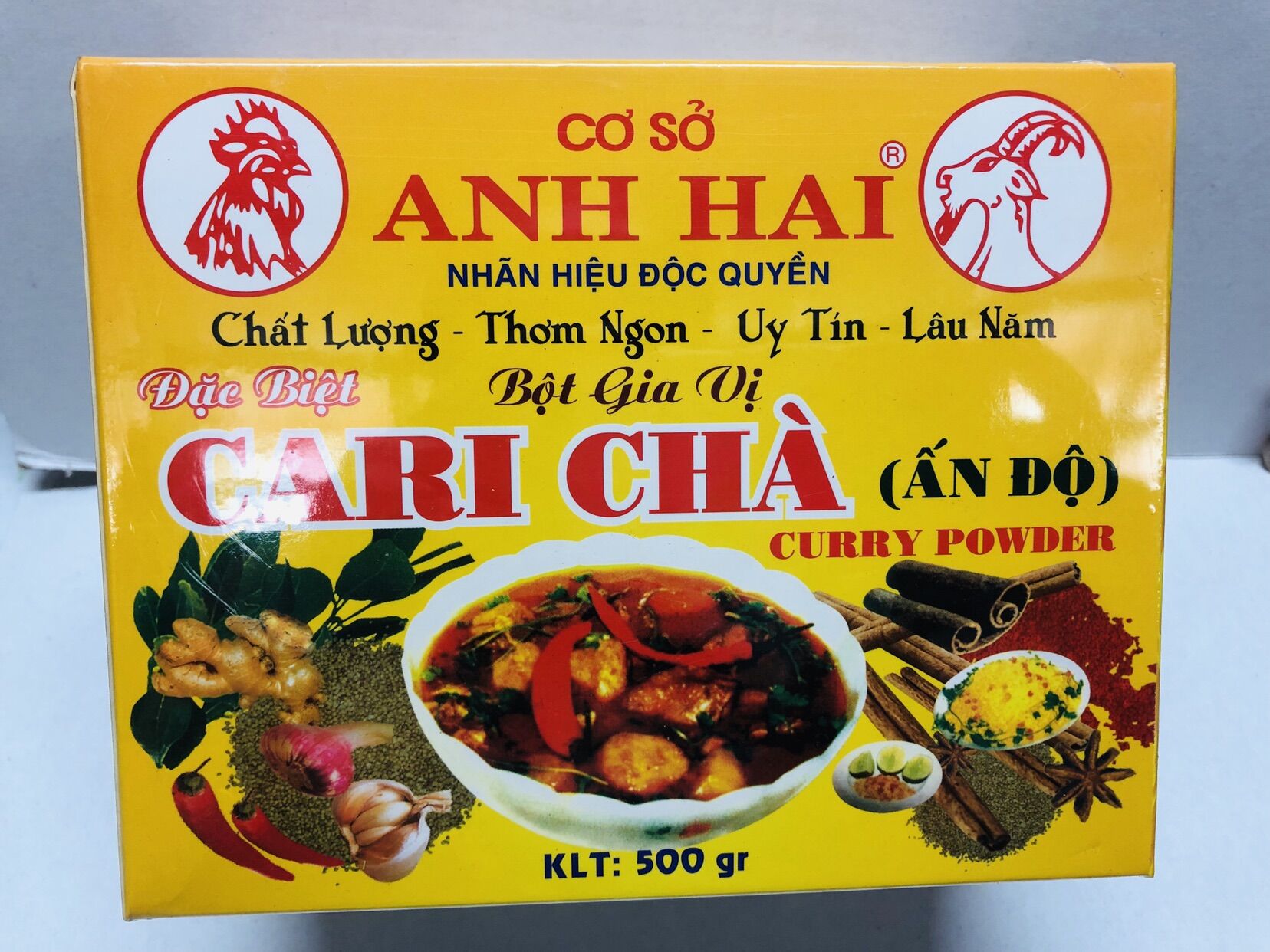 Gia vị cari chà anh hai