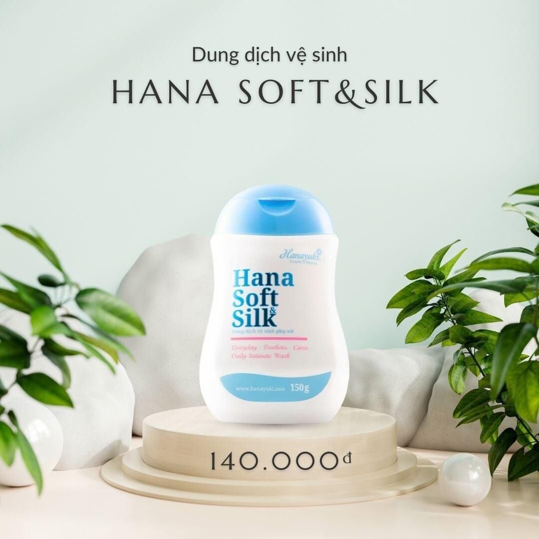 Dung dịch vệ sinh Hana soft silk Hanayuki (chính hãng)