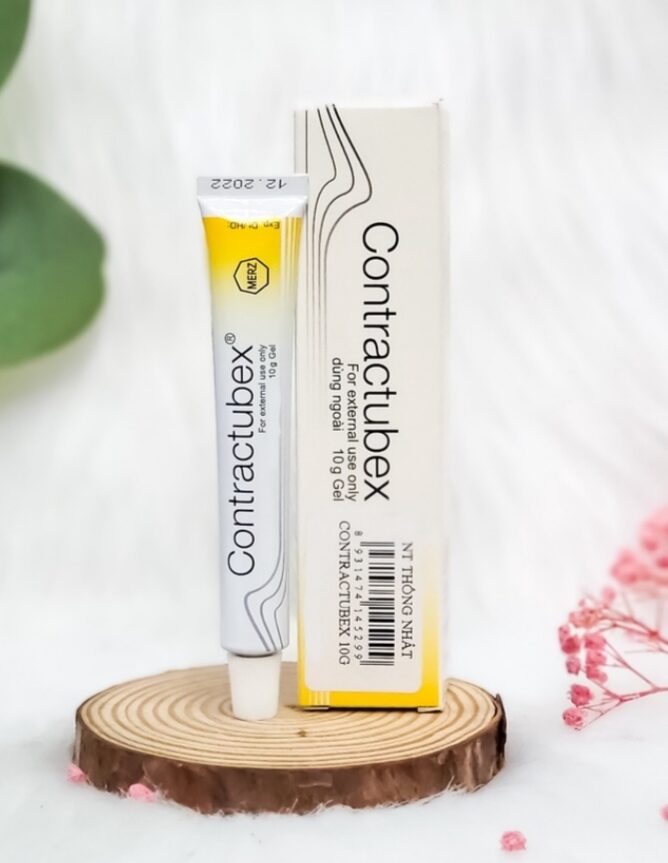 Gel mờ sẹo contractubex 10g