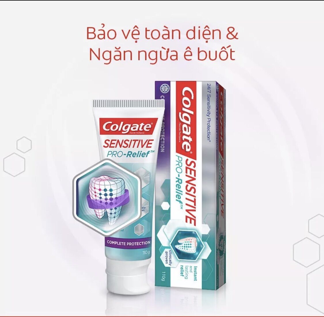 (Sỉ) kem đánh răng Colgate Sensitive ngăn ngừa e buốt 110g