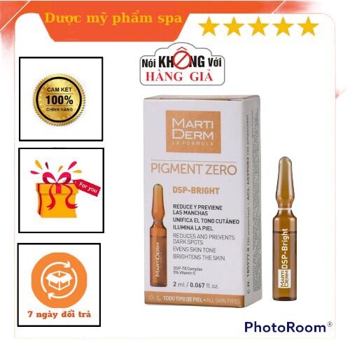 MATIDERM Pigment Zero DSP-Bright serum làm sáng da,ngăn ngừa nám,tàn nhang,mờ thâm mụn,dưỡng trắng đồng đều màu da.da căng bóng khoẻ