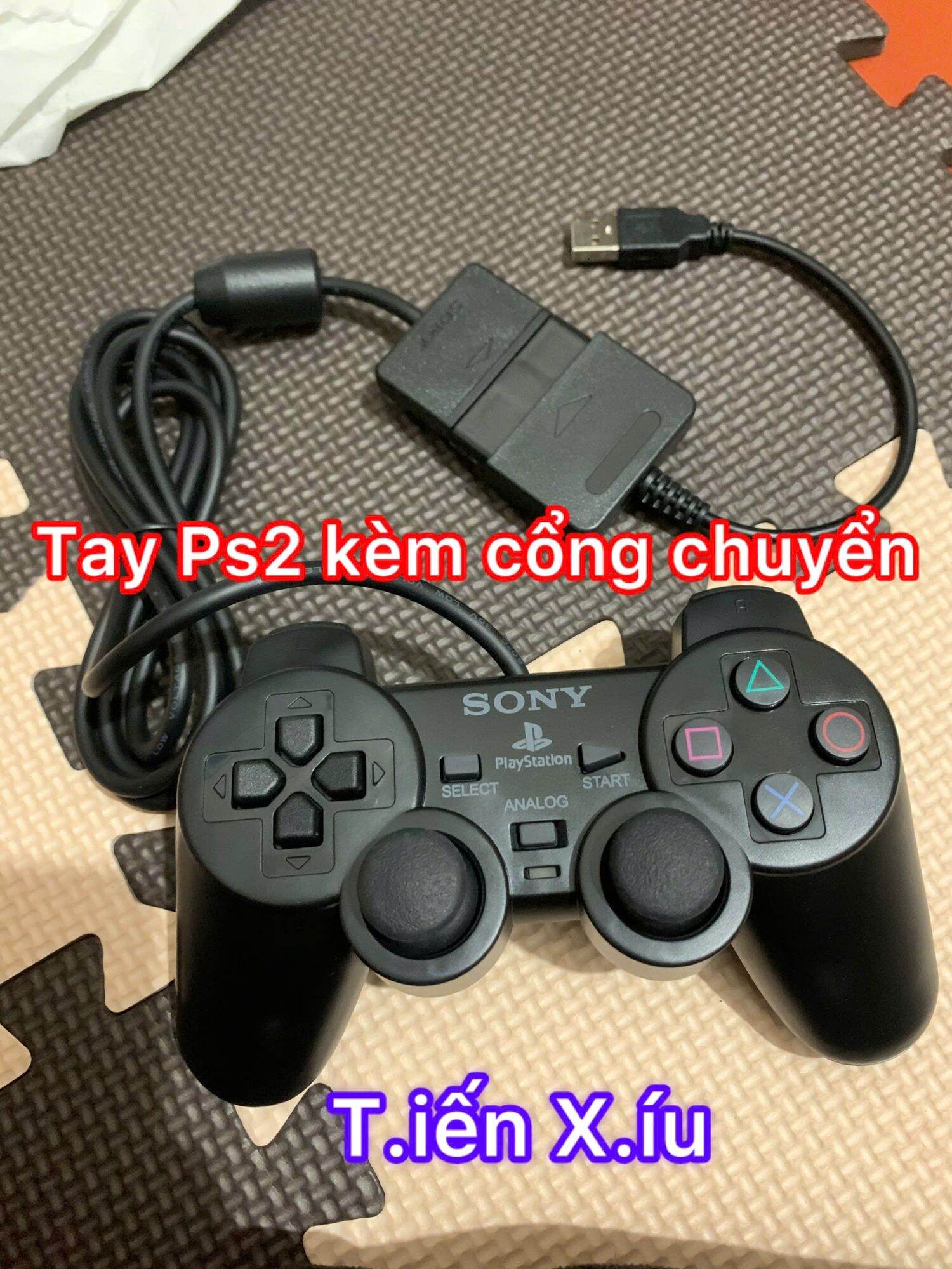 tay ps2 A Ps2 controller PS2 cao cấp chữ A / cổng chuyển tay ps2 sang Pc Ps3 dùng cho máy ps2