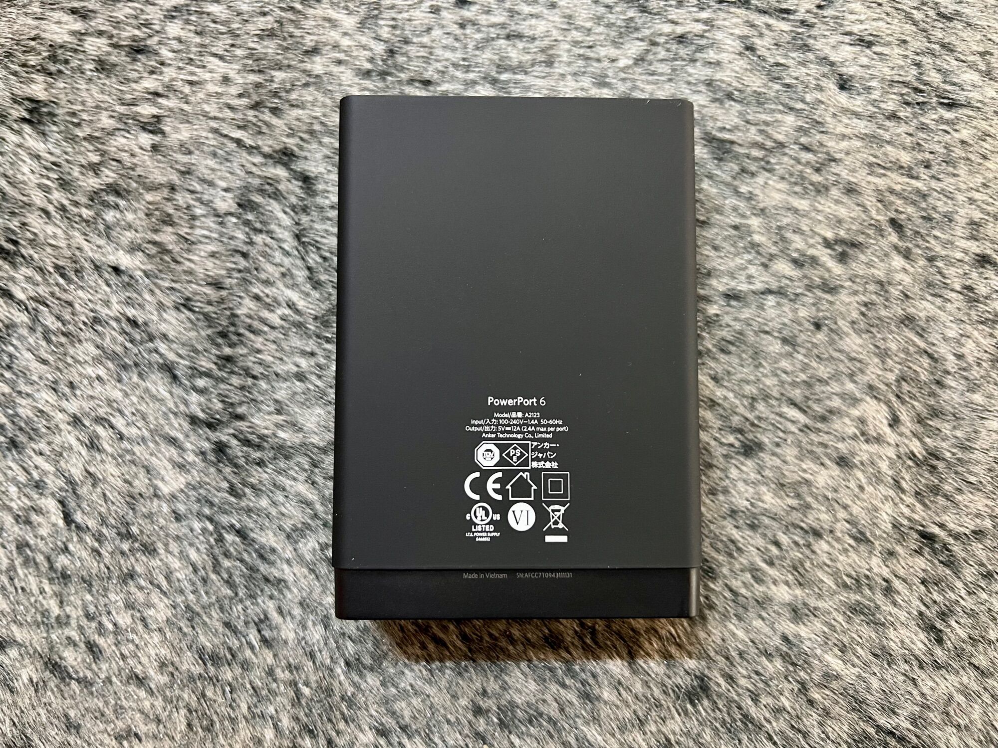 Sạc Anker 6 cổng, 60w [PowerPort 6, 60w] - A2123