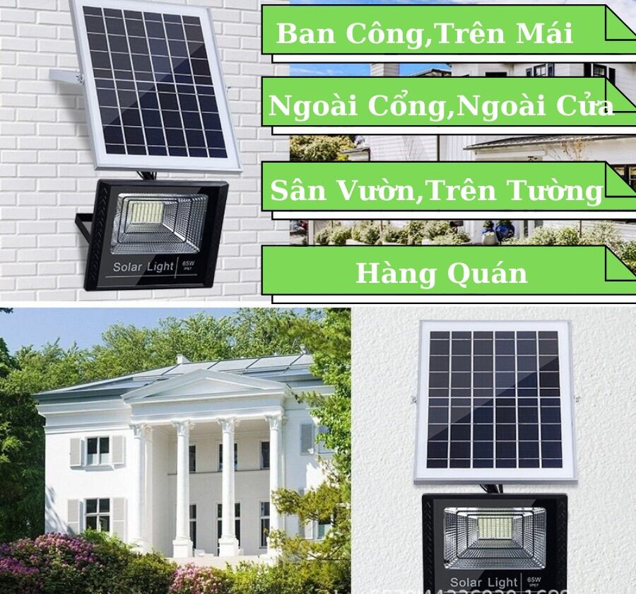 Đèn năng lượng mặt trời Solar 2 bóng 200w