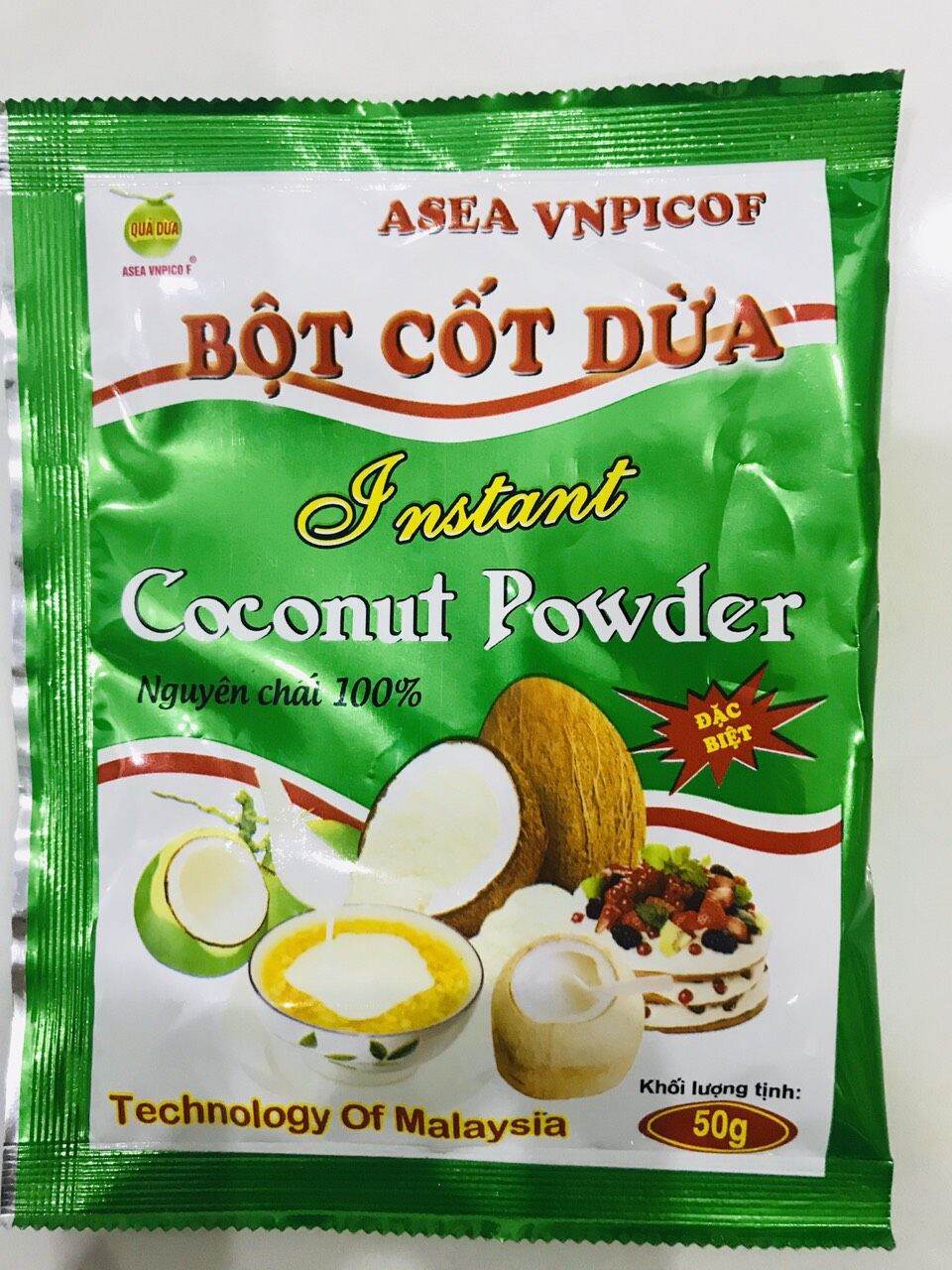 Sỉ 1 thùng bột cốt dừa 60 gói
