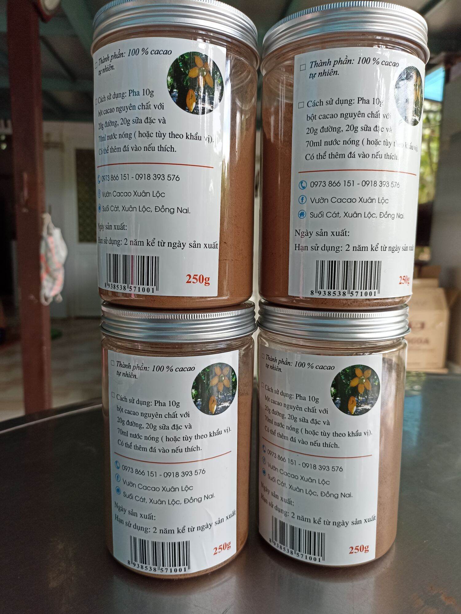 Bột cacao nguyên chất