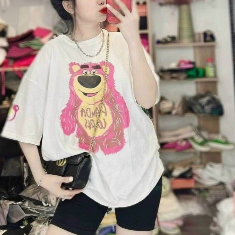 Set bộ áo thun mix quần legging - gấu panda