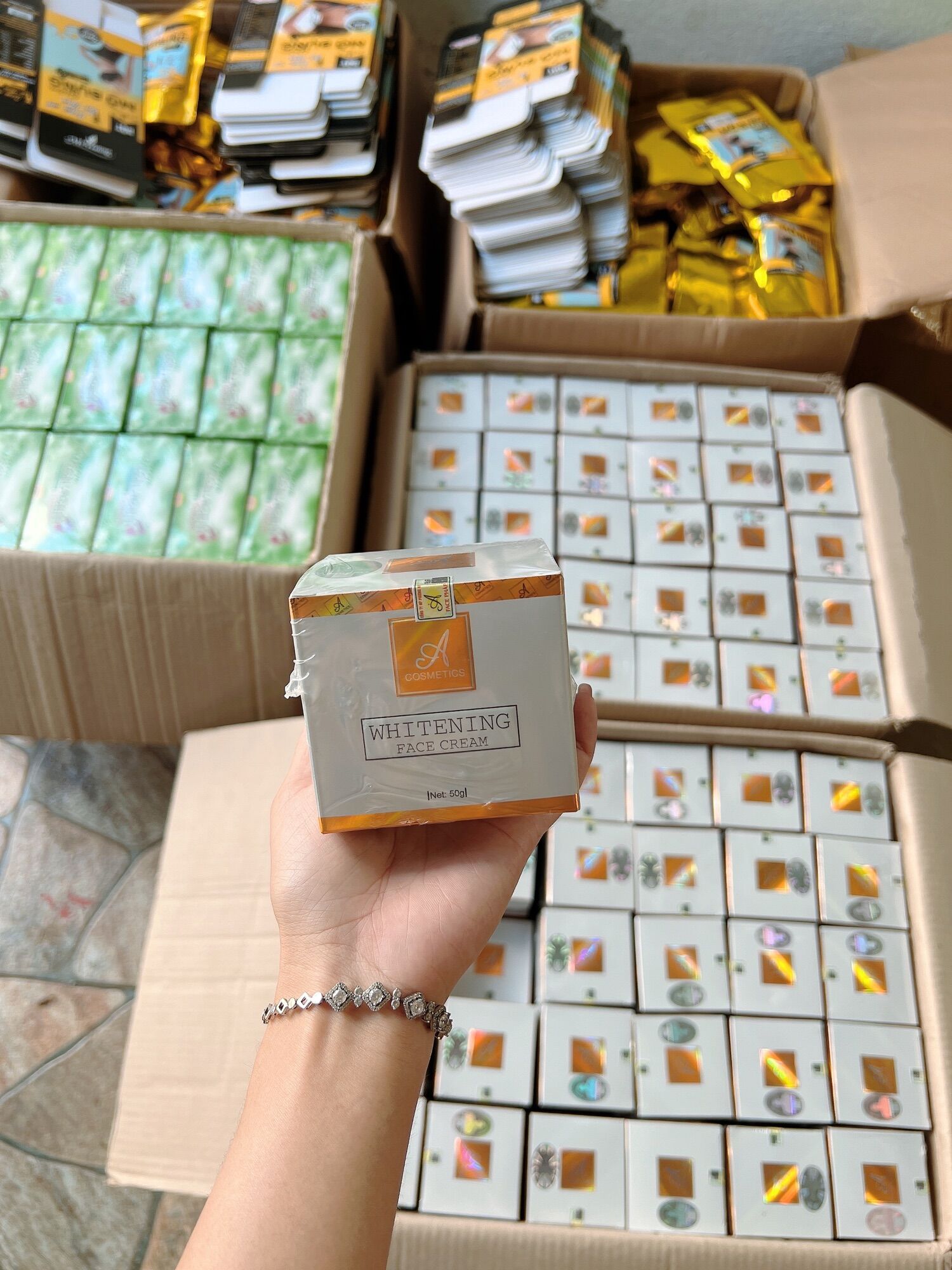 Chính hãng - kem face pháp 50g phương anh a cosmetics dưỡng trắng da
