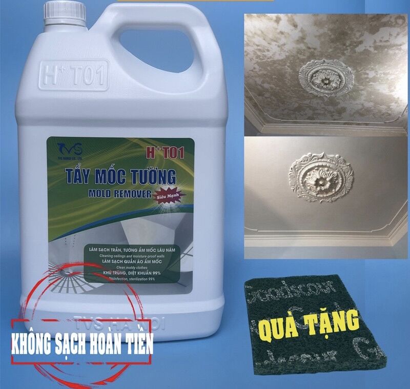 Tẩy ố mốc tường , quần áo can 1,8 lít