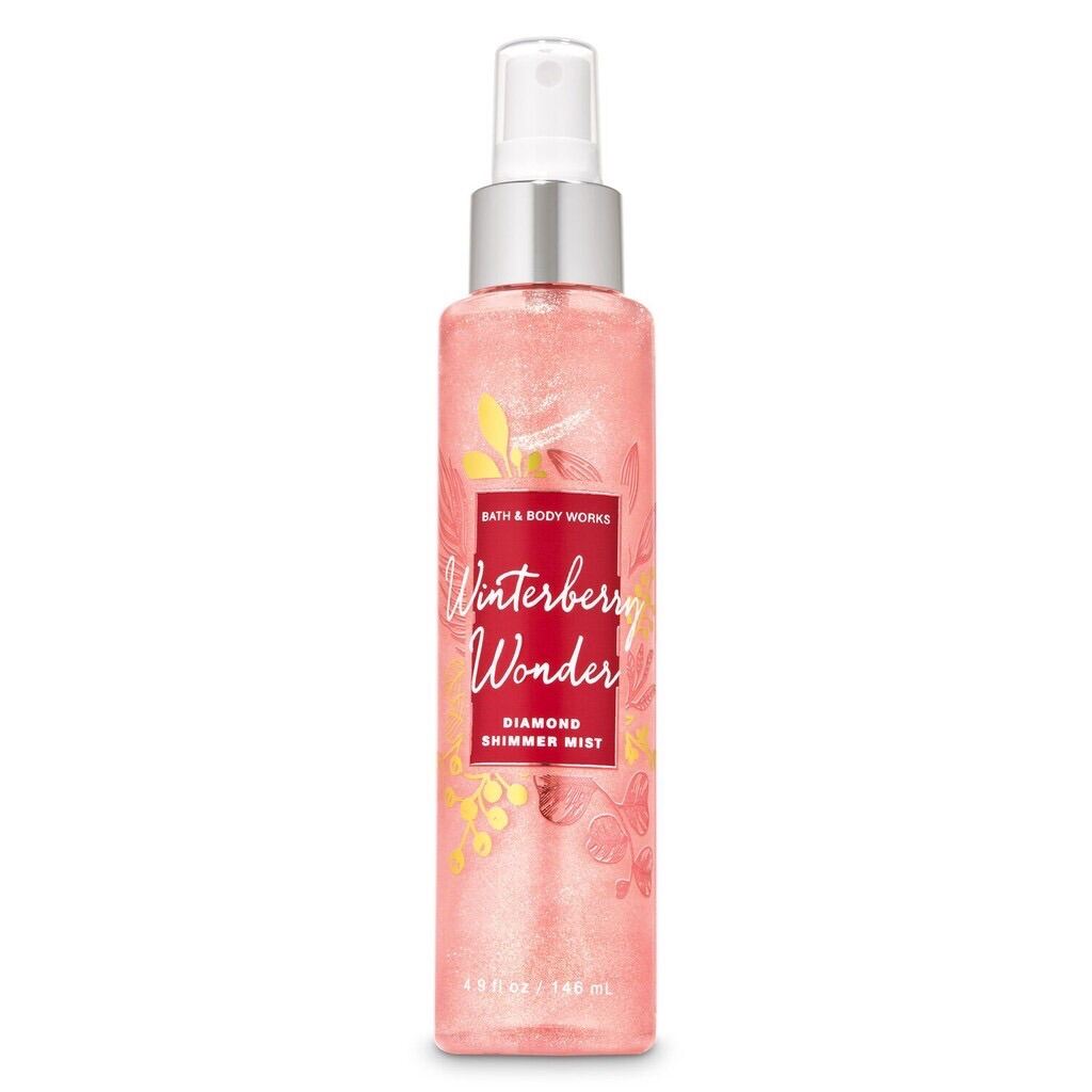 [Hcm]Xịt Thơm Toàn Thân Ánh Nhũ Bath & Body Works Winterberry Wonder 146Ml