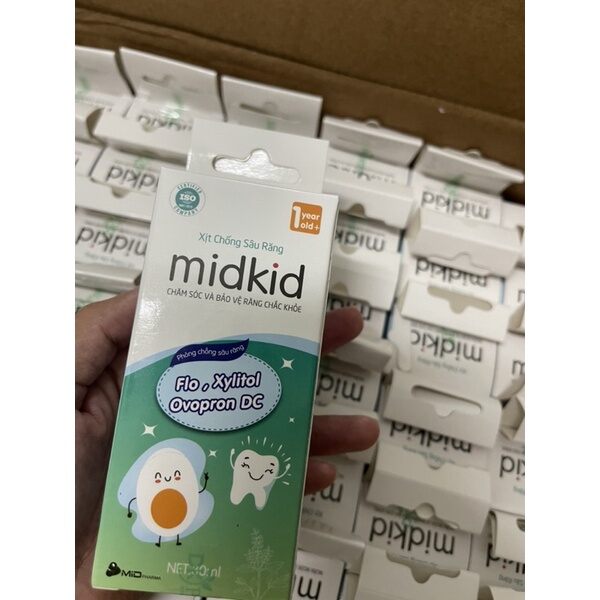 Xịt Chống Sâu Răng Midkid Chính Hãng