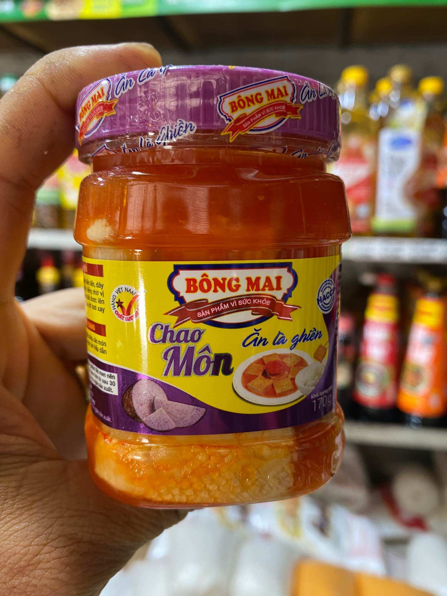 Chao môn bông mai 170g