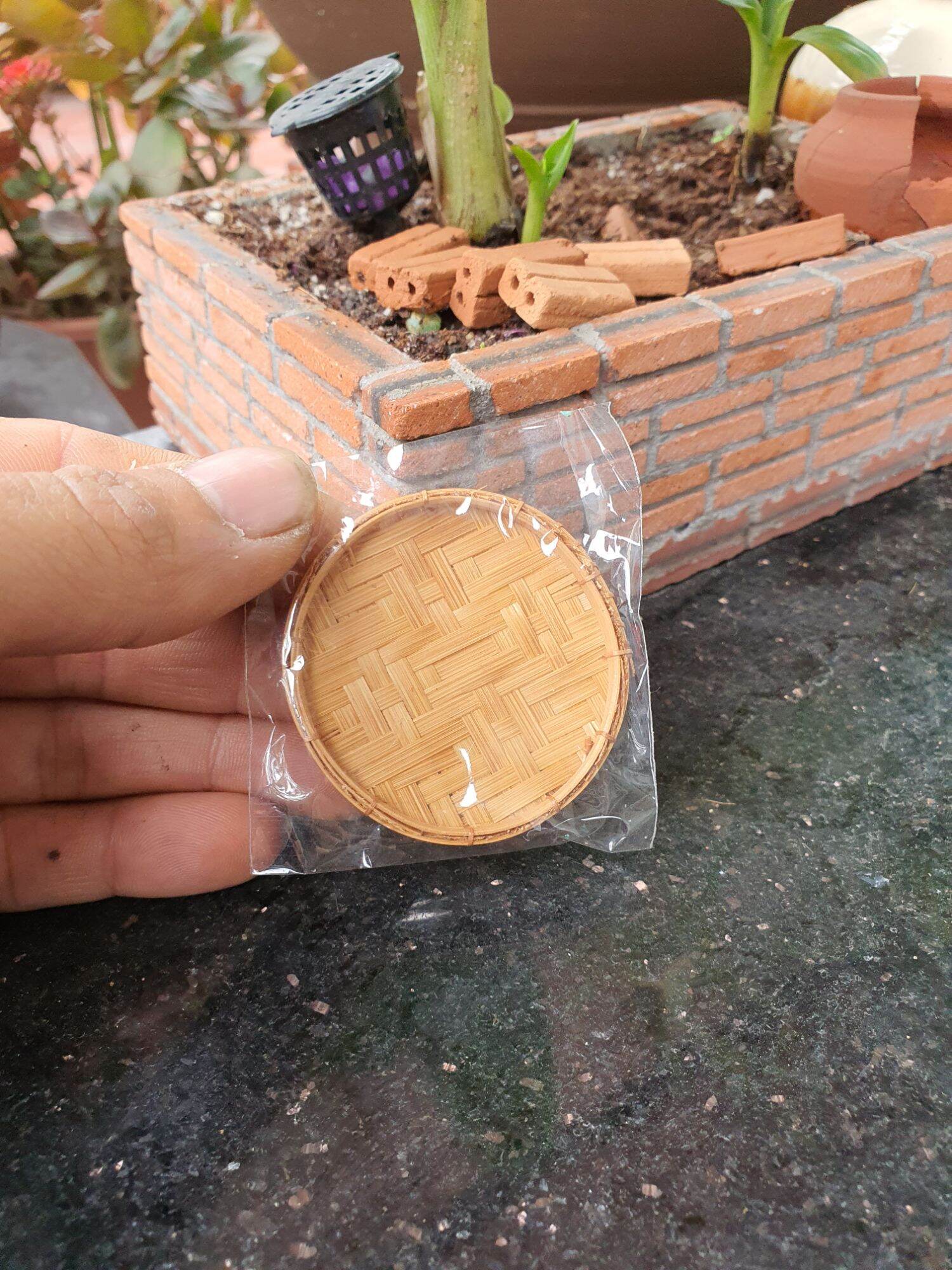 mẹt mây tre đan mini