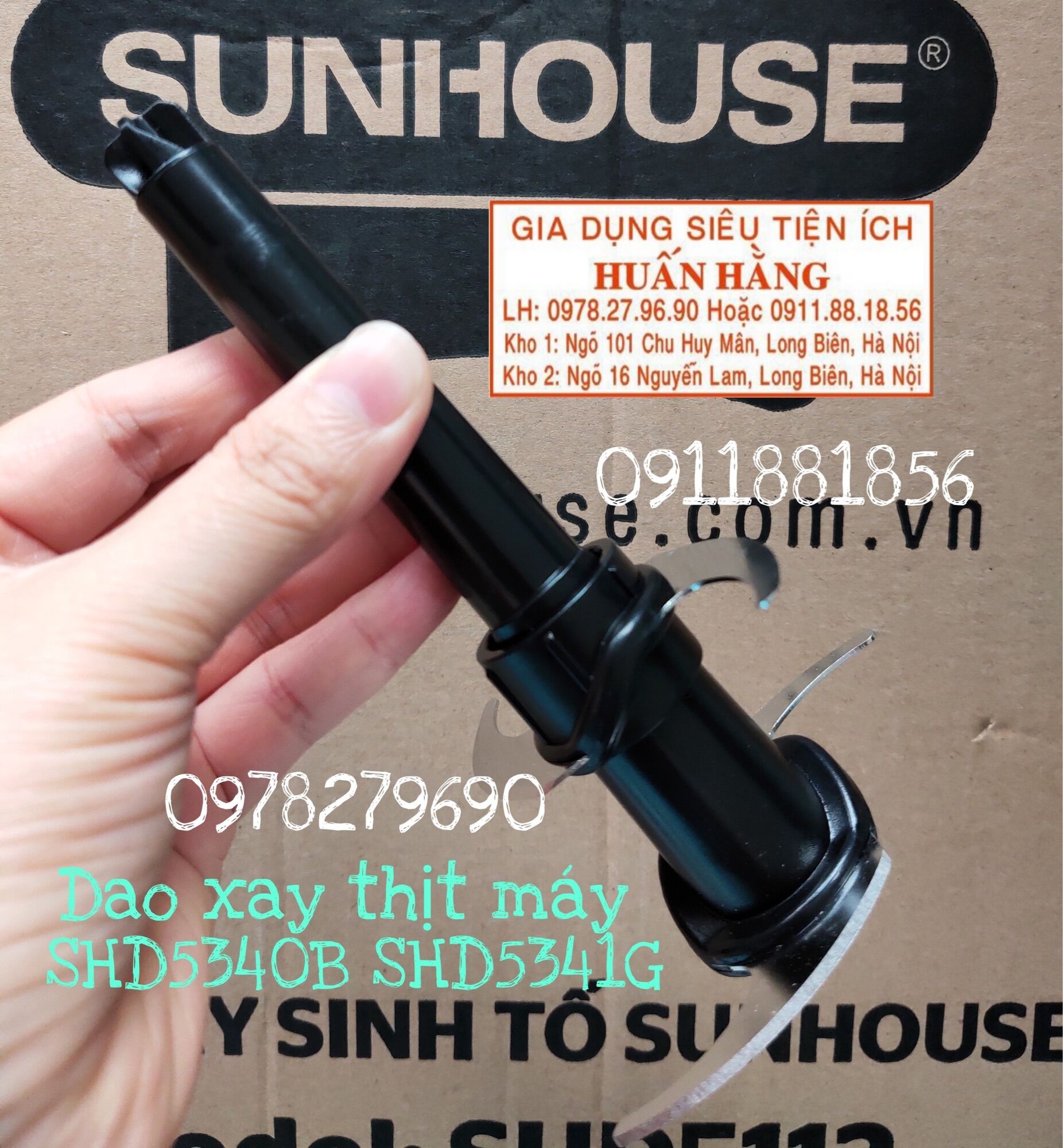 Phụ kiện máy xay sunhouse mama shd5340b shd5340 shd5341 shd534g-dao xay cối xay thịt