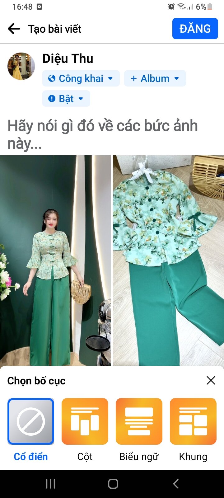 bộ lam đi chùa/ bộ bà ba lụa mango tay loe cho mẹ và bé