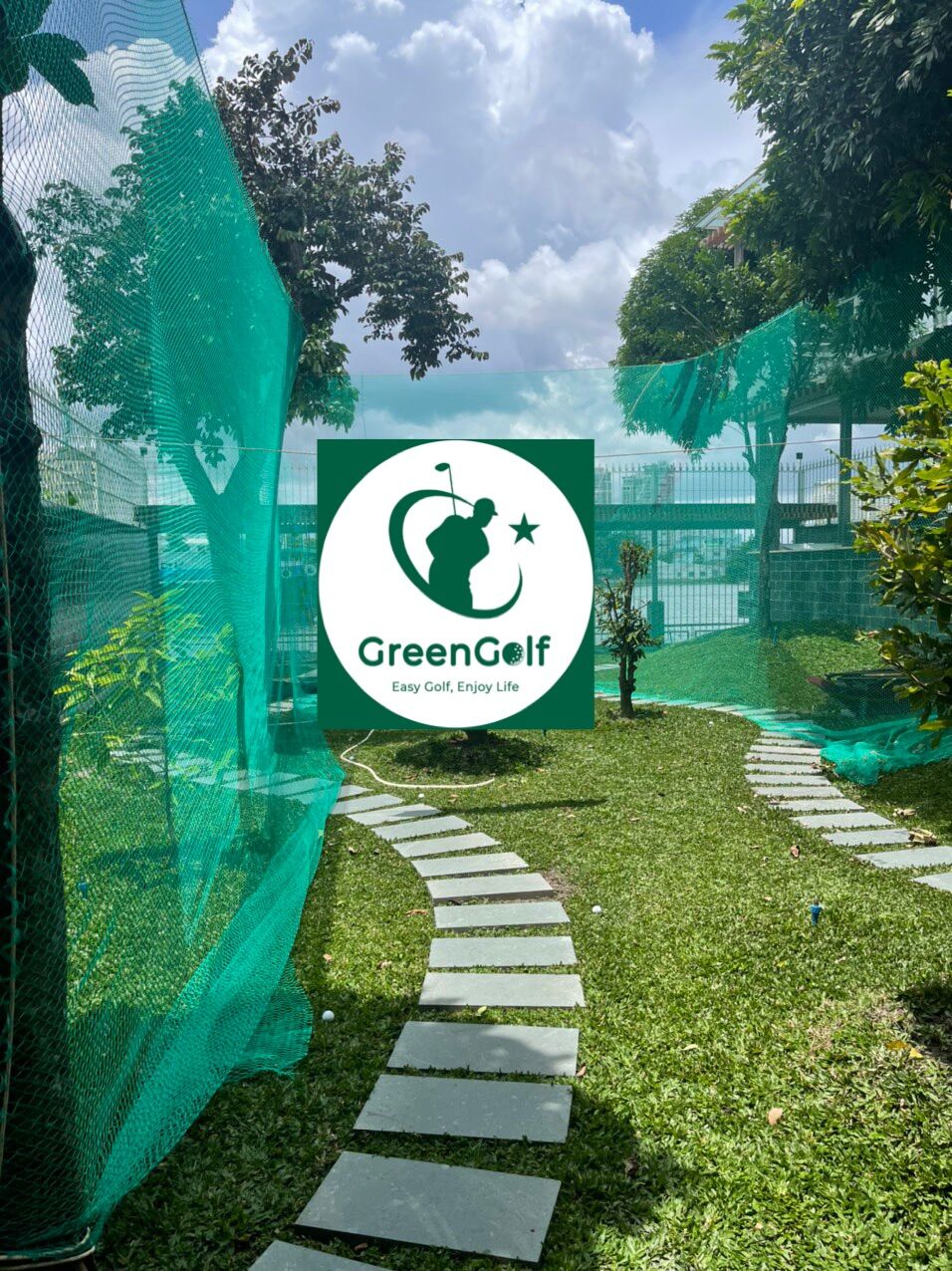 Lưới golf hdpe cao cấp 3x3m