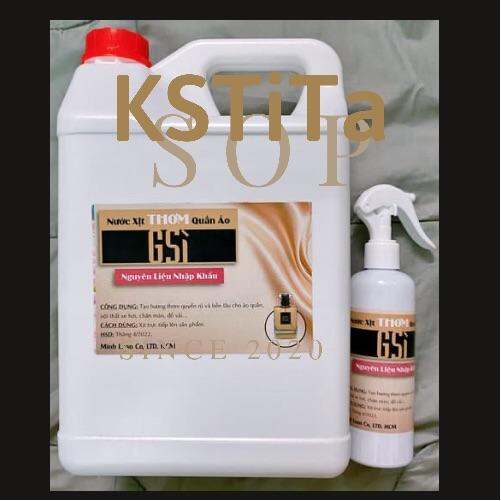 Nước xịt thơm quần áo GSi | bình 5 lít| tặng kèm vỏ bình xịt