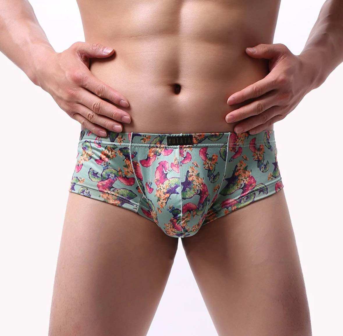 Quần lót nam bikini thun nữa mông size M-XL