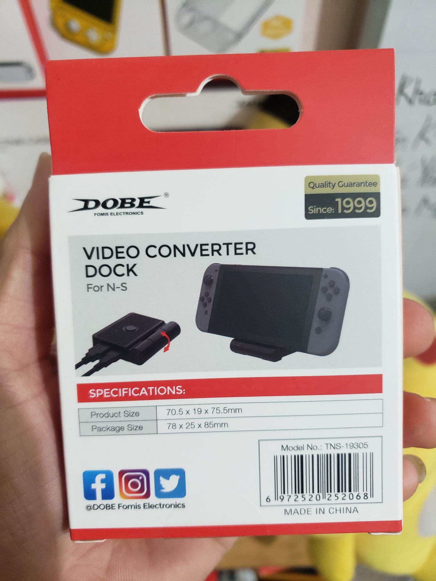 dock xuất hình nintendo switch Oled v1 v2 video output dock hãng Dobe Nintendo Switch