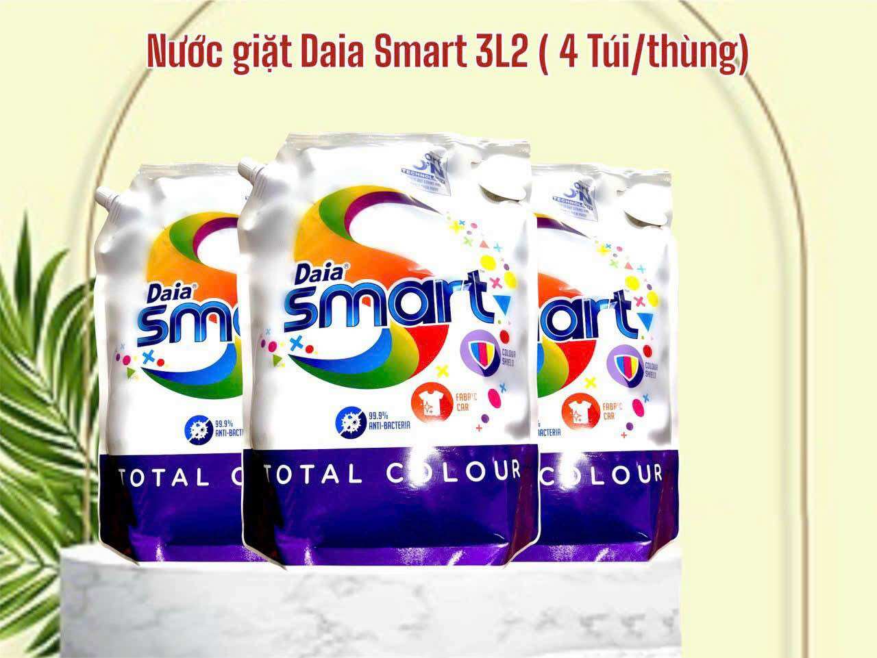 Nước giặt xả Daia Smart 3,2L