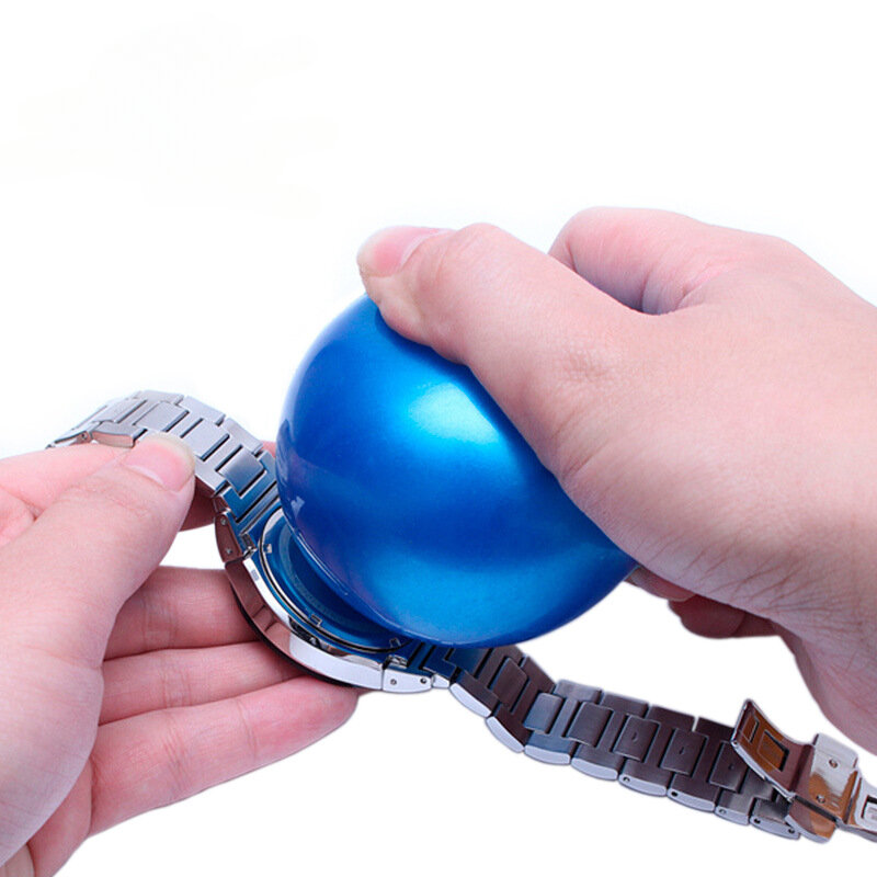 Watch Case Open Ball Blue 7cm Diameter Durable Rubber Safe Reliable