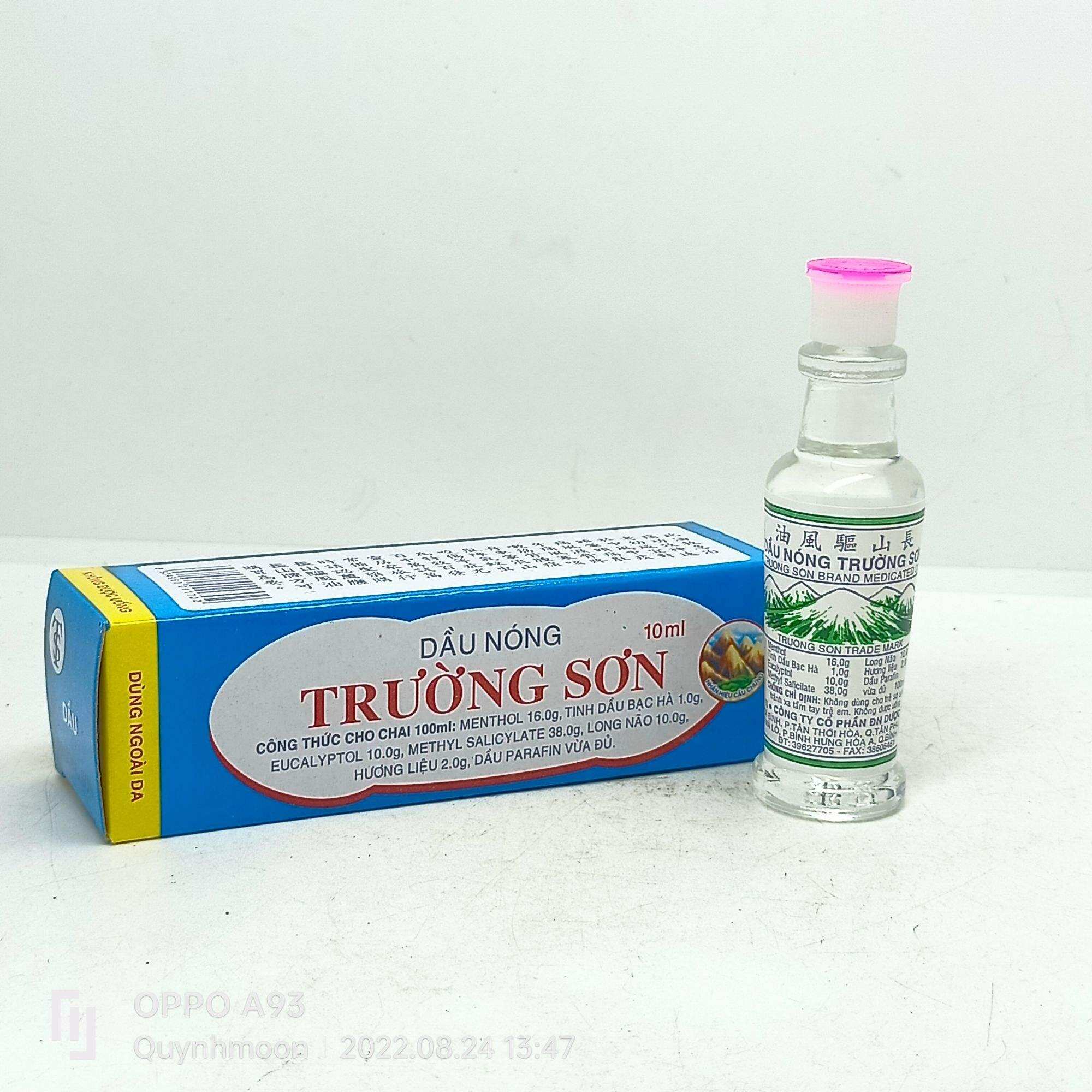 Dầu nóng Trường Sơn lọ 10ml