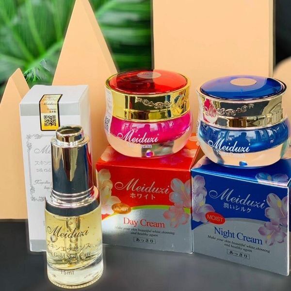 ComBo Kem face Ngày Đêm và serum Meiduzi nhật chính hãng