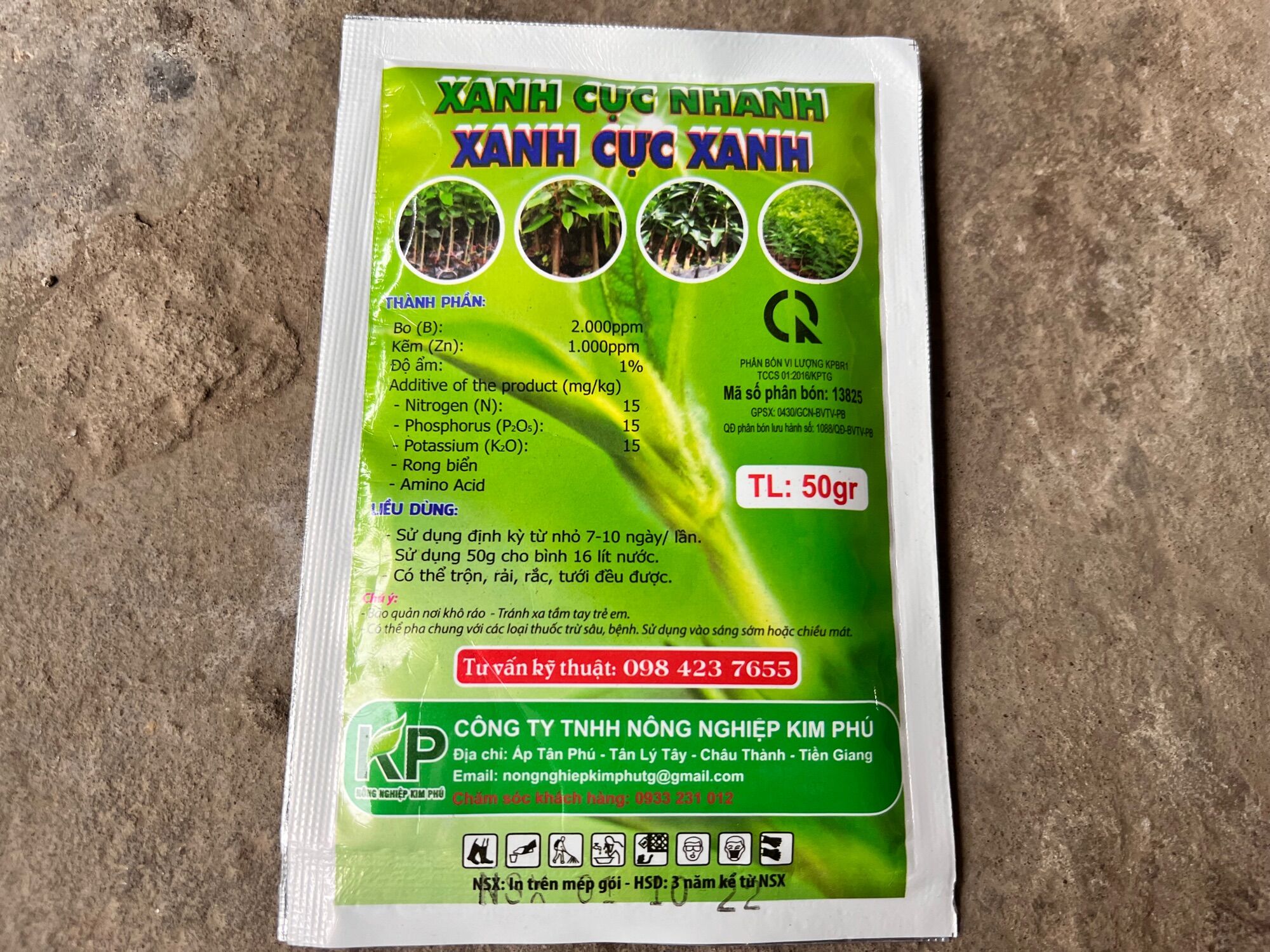 [Phân bón xanh cực xanh 50gr] biến vàng thành xanh xanh lá mập đọt cực nhanh