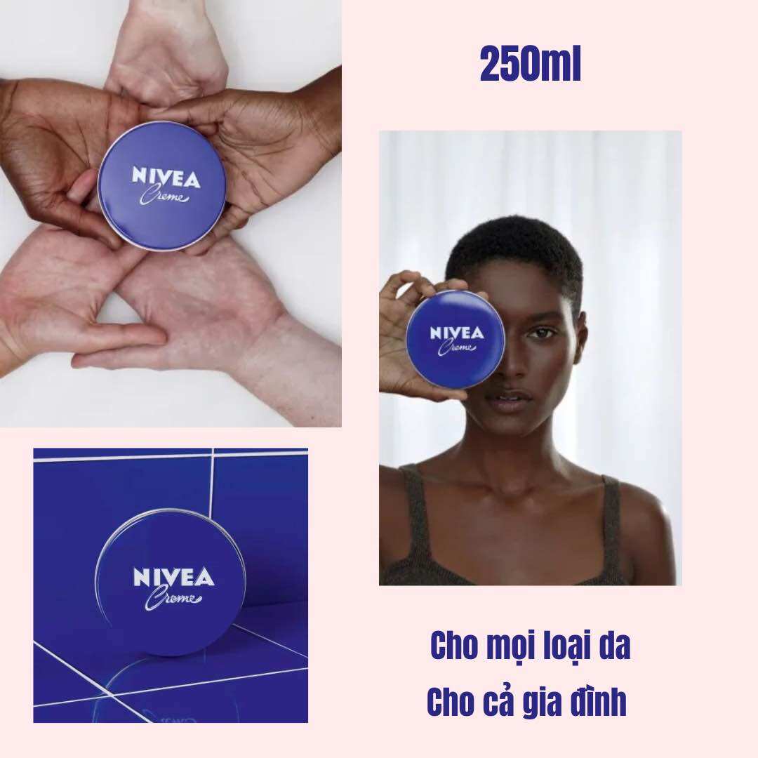 Kem dưỡng ẩm Nivea Creme hộp thiếc xanh (Đức)